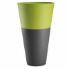 Pot Tokyo - Anthracite / Green - D.50 H.80 cm