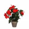 Artificial Plant - Red Hibiscus - MICA