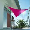 Triangular waterproof sun canopy - fuchsia