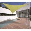 Triangular waterproof sun canopy - aniseed green