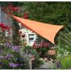 Rectangular waterproof sun canopy - terracotta