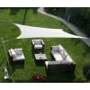 Square waterproof sun canopy - white