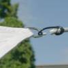 Square waterproof sun canopy - white