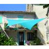 Square waterproof sun canopy - azure blue