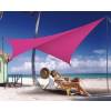 Square waterproof sun canopy - fuchsia