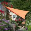 Square waterproof sun canopy - terracotta